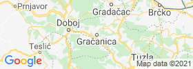 Gracanica map